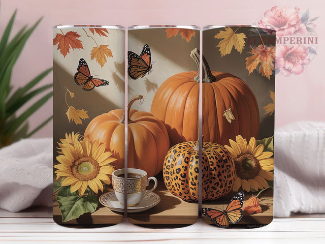 Pumpkin Spice Season Fall Tumbler Wrap, Fall Tumbler Wrap, Autumn Tumbler Design, 20oz Skinny Tumbler Png, Pumpkin Spice Tumbler, Hello Fall Png, Fall Sublimation Sublimation Li Zamperini 