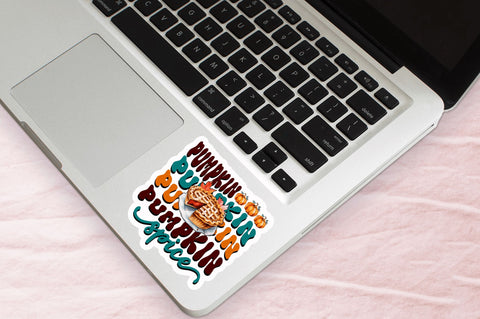 Pumpkin spice Stickers Design Sublimation Regulrcrative 