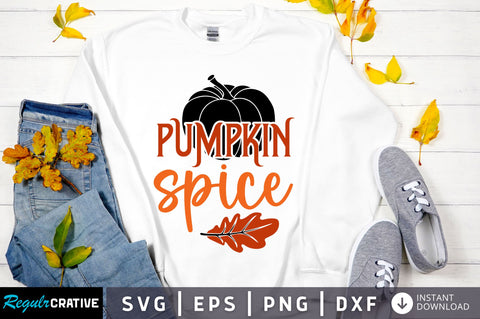 Pumpkin spice svg design SVG Regulrcrative 