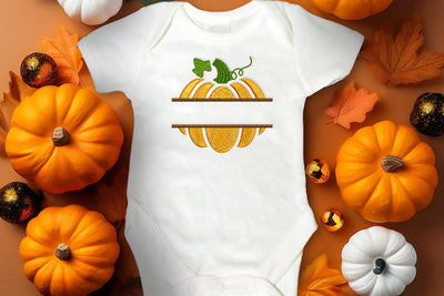 Pumpkin Split Embroidery Embroidery/Applique DESIGNS Designed by Geeks 