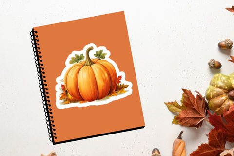 Pumpkin Sticker Design Sublimation Regulrcrative 
