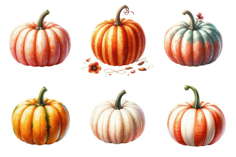 Pumpkin Sublimation Clipart Bundle Sublimation designartist 