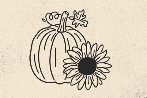 Pumpkin Svg Files, Pumpkin Svg Bundle, Fall Svg, Pumpkin Fall Svg, Flower Pumpkin Svg, Sunflower SVG DesignDestine 