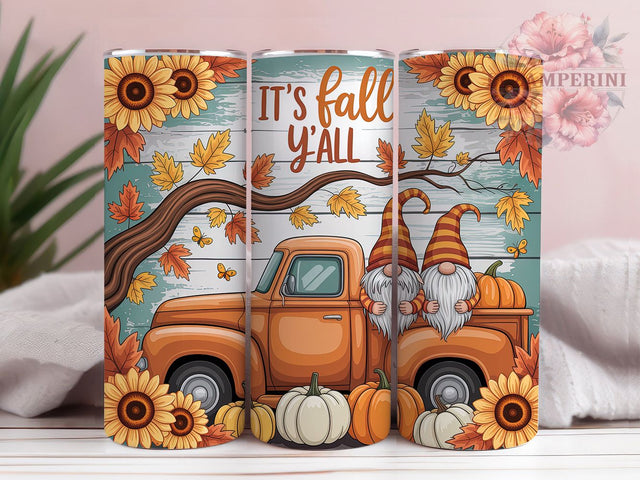 Pumpkin Truck Fall Things Tumbler, Fall Thing Wrap, Autumn Drinkware, Cozy Fall Mug, Thanksgiving Tumbler, Fall Truck Cup, Pumpkin Patch Tumbler Sublimation Li Zamperini 