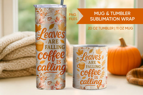 Pumpkin tumbler wrap, Pumpkin mug wrap, Fall Farmhouse Design Sublimation KMarinaDesign 
