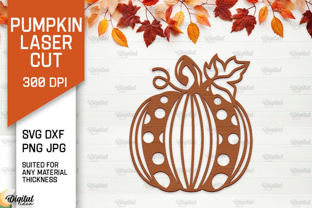 Pumpkin Wall Decor Laser Cut. Pumpkin Fall Wall Art SVG SVG Evgenyia Guschina 