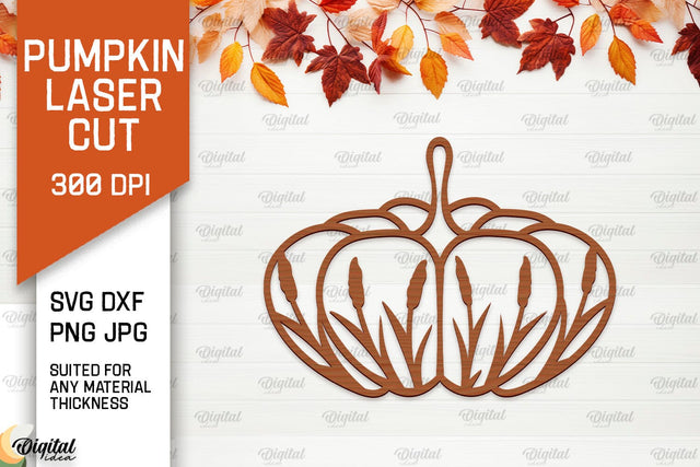 Pumpkin Wall Decor Laser Cut. Pumpkin Fall Wall Art SVG SVG Evgenyia Guschina 