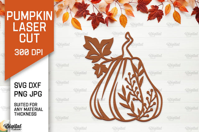 Pumpkin Wall Decor Laser Cut. Pumpkin Fall Wall Art SVG SVG Evgenyia Guschina 