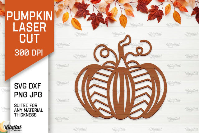 Pumpkin Wall Decor Laser Cut. Pumpkin Fall Wall Art SVG SVG Evgenyia Guschina 