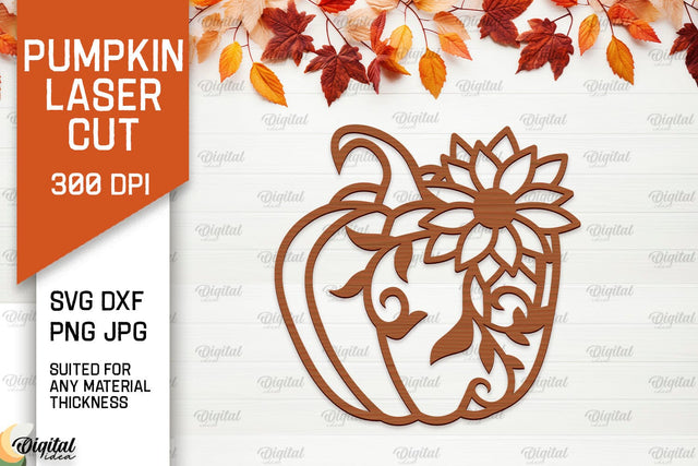 Pumpkin Wall Decor Laser Cut. Pumpkin Fall Wall Art SVG SVG Evgenyia Guschina 