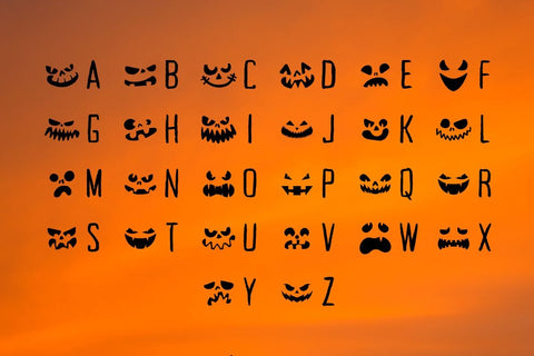 PumpkinGrin Dingbats Font Font LKM DigiDesigns 