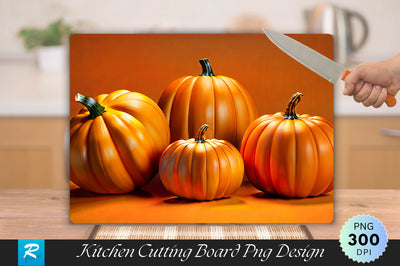 Pumpkins Cutting Board Sublimation Regulrcrative 