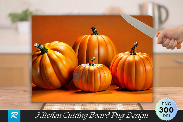 Pumpkins Cutting Board Sublimation Regulrcrative 