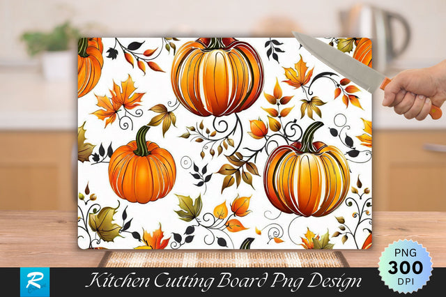Pumpkins Cutting Board Sublimation Regulrcrative 