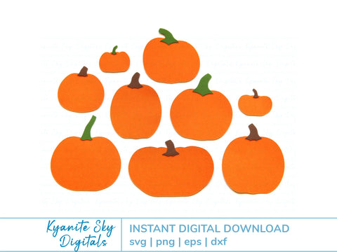 Pumpkins SVG Bundle SVG Kyanite Sky Digitals 