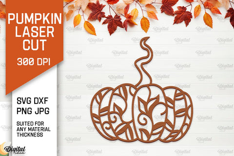Pumpkins Wall Decor Laser Cut Bundle. Pumpkins Wall Art SVG SVG Evgenyia Guschina 