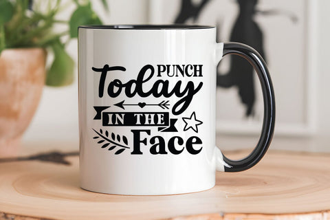 Punch Today In The Face SVG Angelina750 