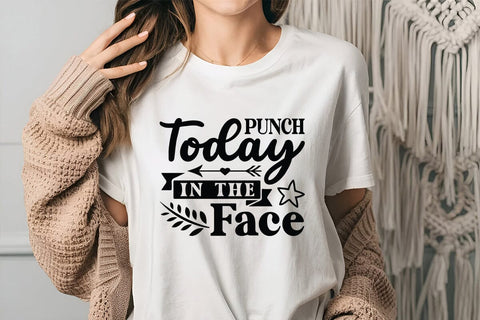 Punch Today In The Face SVG Angelina750 