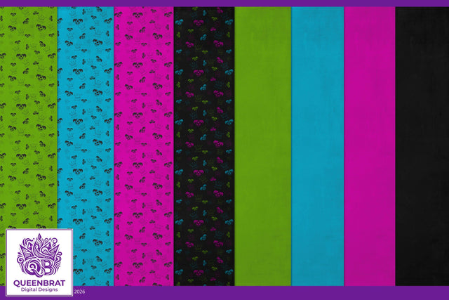 Punky Princess Papers Digital Pattern QueenBrat Digital Designs 