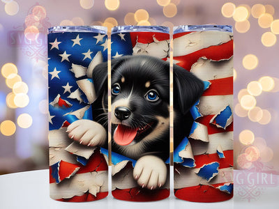 Puppy Affirmation Inspirational Tumbler, Motivational Dog Mug, Cute Pet Inspiration Cup, Positive Quotes Wrap, Happy Puppy Design, Feel-Good Gift, Sublimation Tumbler Wrap Sublimation SvggirlplusArt 