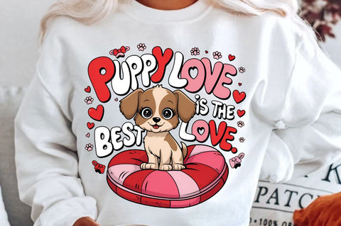 Puppy love is the best love Sublimation Design Sublimation Regulrcrative 