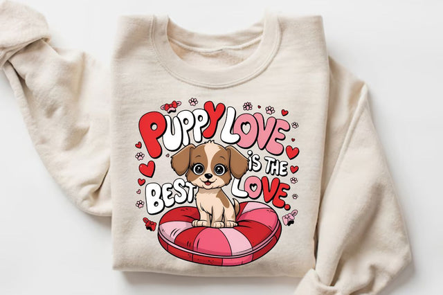 Puppy Love Is The Sublimation Design Sublimation Regulrcrative 