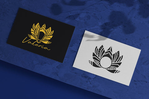 Pure Lotus Mandala Monogram Font Dm Letter Studio 