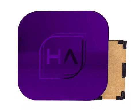 Purple and Gold Acrylic Team Bundle | 6 1/8" 12 x 19 Sheets Physical Houston Acrylic 