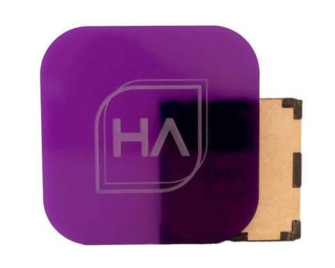 Purple and Gold Acrylic Team Bundle | 6 1/8" 12 x 19 Sheets Physical Houston Acrylic 