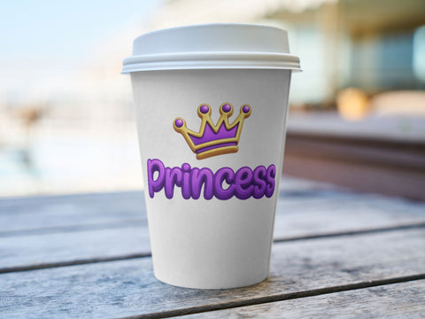 Purple and Gold Princess SVG | Crown PNG | Crown Image SVG Paige Cole Studio 