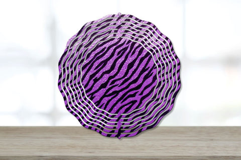Purple Animal Print Wind Spinner Bundle Sublimation Regulrcrative 