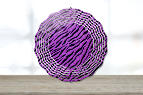 Purple Animal Print Wind Spinner Bundle Sublimation Regulrcrative 