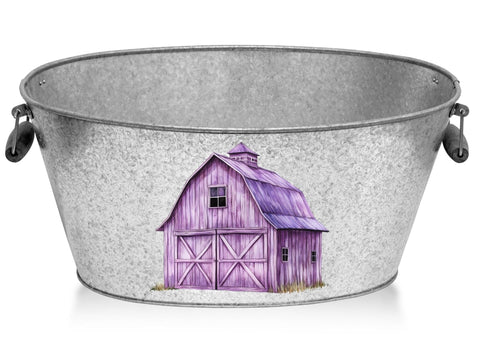 Purple Barn Clipart | Farm PNG SVG Paige Cole Studio 