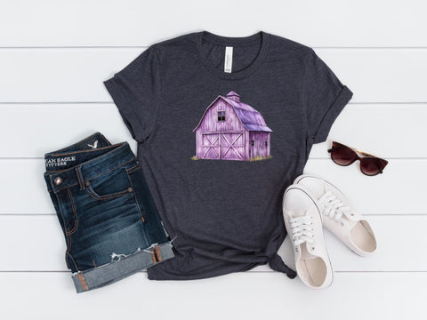 Purple Barn Clipart | Farm PNG SVG Paige Cole Studio 