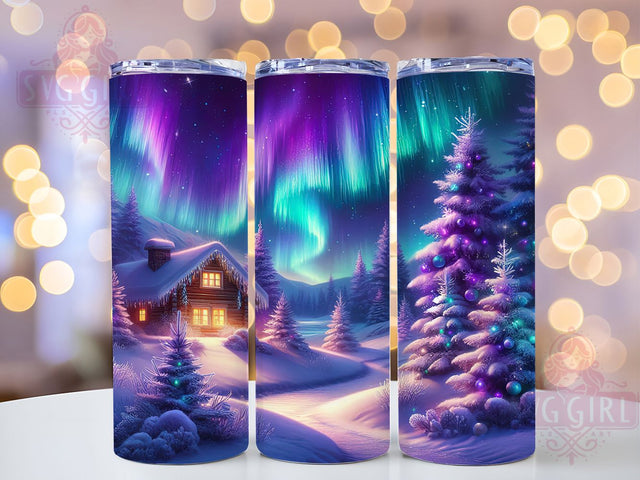 Purple Elegant Christmas Tumbler, Festive Holiday Sublimation Design, Elegant Purple Christmas Art, 20oz Holiday Tumbler, Whimsical Purple Mug, Stylish Christmas Cup, Vibrant Holiday Wrap Sublimation SvggirlplusArt 