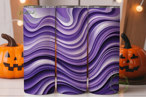 Purple Galaxy Shimmer Tumbler Design Sublimation PixelChick 