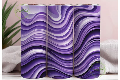 Purple Galaxy Shimmer Tumbler Design Sublimation PixelChick 