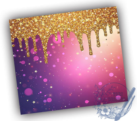 Purple Glitter 20oz Tumbler Wrap, Purple Glitter Tumbler, Sparkly Drinkware, 20oz Tumbler Wrap, Glitter Design, Party Gift, Bling Tumbler, Sublimation Art Sublimation ToriDesigns 