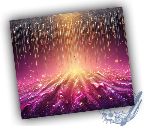 Purple Glitter 20oz Tumbler Wrap, Purple Glitter Tumbler, Sparkly Drinkware, 20oz Tumbler Wrap, Glitter Design, Party Gift, Bling Tumbler, Sublimation Art Sublimation ToriDesigns 