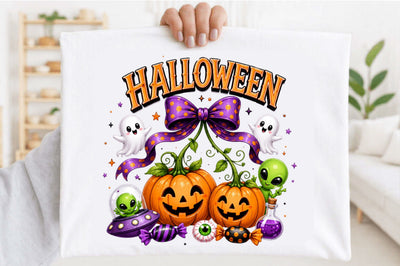 Purple Halloween Pumpkins PNG Clipart Sublimation SVGArt 