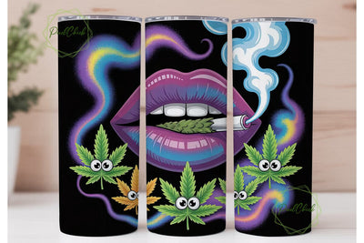 Purple Haze 420 Tumbler Wrap Sublimation PixelChick 
