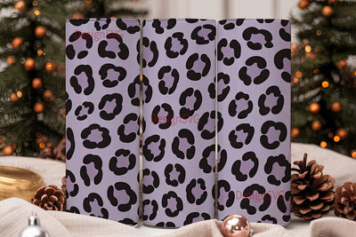 Purple Leopard 20oz Tumbler Wrap Sublimation DesignSVG 