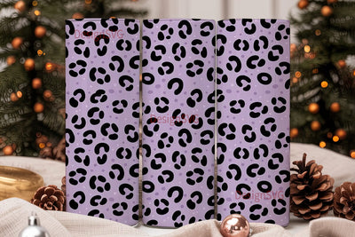 Purple Leopard Print 20oz Tumbler Wrap Sublimation DesignSVG 