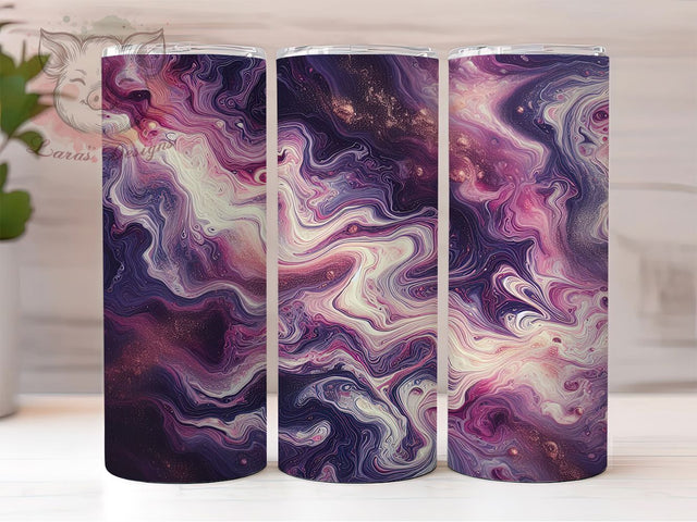 Purple Marble Glitter Glam Elegant Tumbler Wrap, Glitter Tumbler Design, Marble Sublimation PNG, 20oz Glitter Wrap, Glam Tumbler PNG, Sparkle Marble Design, Elegant Tumbler Wrap Sublimation Lara' s Designs 