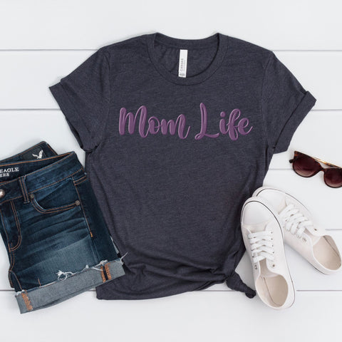 Purple Mom Life SVG | Mom PNG SVG Paige Cole Studio 