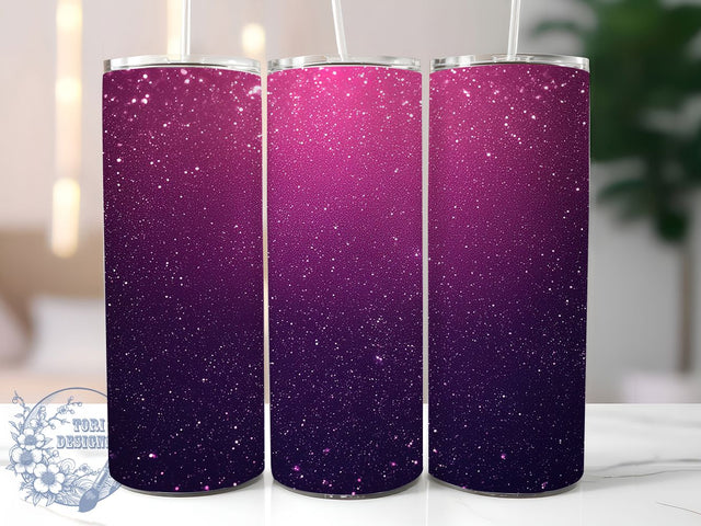 Purple Ombre Glitter Tumbler, Ombre Sublimation, 20oz Skinny Tumbler, Purple Ombre Wrap, Glitter Tumbler Design, Sublimation Download, Purple Sparkle Png Sublimation ToriDesigns 