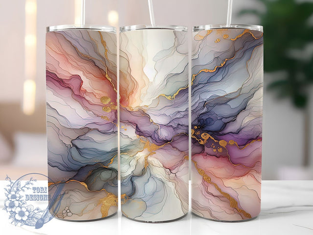 Purple Pink Gold Glitter Tumbler, Gold Shimmer Wrap, Sparkle Glitter Cup, 20oz Sublimation Wrap, Stylish Glitter Design Tumbler, Artistic Purple Pink Gold Cup, Glam Glitter Theme Wrap Sublimation ToriDesigns 