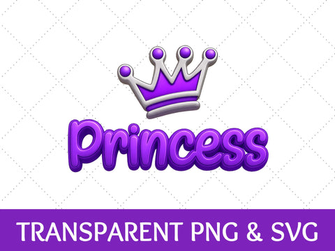 Purple Princess SVG | Crown PNG | Crown Image SVG Paige Cole Studio 