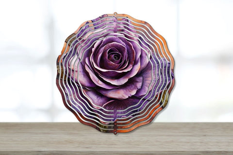 Purple Rust Rose Wind Spinner Sublimation Bundle Sublimation Regulrcrative 