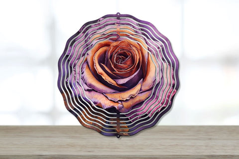 Purple Rust Rose Wind Spinner Sublimation Bundle Sublimation Regulrcrative 